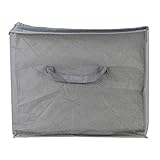 Fdit Bambus Kohlefaser -Aufbewahrungsbeutel, Wasserdicht Faltbarer Kleidungsbeutel mit Reißverschluss für Wäscheläumen Wäscherei Spielzeug