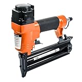 Druckluft-Nagler, 18-Gauge, Präzisions-Tacker für Holzarbeiten, Orange und Schwarz