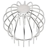 HOMSFOU Dach Boden Ablauf Netz Abdeckung Universal- Geformt Dachrinnenschutzgitter Dachablaufabdeckung Bußgeld Extern Werkzeug Fallen Fangen Abfluss Regenwasser Aus Rostfreier Stahl Silver