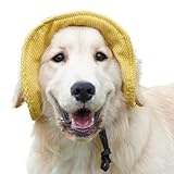 Welpenhut – Sommerhut für Hunde und Katzen, Fischerhut, verstellbare breite Krempe, bequem, atmungsaktiv, Kopfbedeckung für Outdoor-Aktivitäten, Strandausflüge, Wandern, Klettern