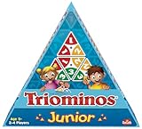 Triominos Junior, Brettspiel ab 4 Jahren, Familienspiel und Gesellschaftsspiele für 2 bis 4 Spieler, Domino Spiel, 20 Minuten