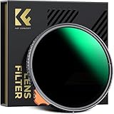 K&F CONCEPT Nano-X 77mm ND Filter Variabler Graufilter ND2-400 (1-9 Stop) Vario ND Filter mit Filtertasche