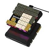 Sikai Mechanisches Numpad - Roter Schalter(Red Switch) - USB A Kabelgebunden - 33 Tasten RGB Keypad - Numeric Keypad - Zifferntastatur für Laptop Desktop PC Notebook (Schwarz)