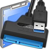 Retoo SATA auf USB Adapter USB 3.0 auf 2,5 Zoll SATA Port Konverter Externer und Kabel für 2,5 Zoll SSD/HDD Festplatte