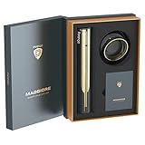 Prestigio Maggiore Elektrischer Korkenzieher - Premium Wein Flaschenöffner mit Ladestation - Integrierter Folienschneider - Verpackt in hochwertiger Geschenkbox - Schwarz/Gold