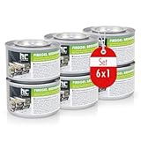 Höfer Chemie Firegel Brennpaste 6 x 200g - Zum Warmhalten von Speisen - Für Chafing Dish & Buffet - Aus Natürlichem Bioethanol - ca. 2,5 h Brenndauer