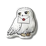 Character World Deko-Kissen 40x36 cm Eule Hedwig für Kinder & Teenager, weich, kuschelig, 3D Kissen Form, perfekt als Kuscheltier für Fans (Harry Potter)