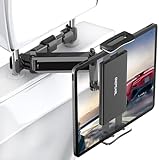 Ausziehbarer Auto-Tablet-Halter - Universeller 360 drehbarer Tablet-Halter Robuster und vielseitiger Tablet-Halter Auto-Kopfstütze für Ipad Samsung Tab, Switch, Smartphone und 4,7 - 11 Zoll Geräte