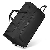 REDOLZ große L Trolley-Reisetasche mit Rollen 71 cm | 81 Liter | für Männer & Frauen (Duffle Essentials)