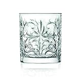 RCR 26244020006 Tattoo Trinkgläser aus Kristall, 6er-Set, Glas, Becher, Einheitsgröße