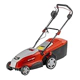 Elektro-Rasenmäher Garden DEDRA, Schnittbreite 360 mm, Alle Grasarten - 40 l Fangsack, 1600W, 20-70 mm Schnitth. Zusammenklappbar, Gewicht 15,5kg mit ergonomischer Griff