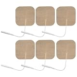 FRCOLOR Selbstklebende Massagepads aus Vliesstoff 5x5cm 8 Professionelle für Ems Muskelstimulation Hautschonend und Flexibel für Rücken Nacken