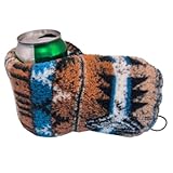 Generisch Insulated Coffee Mug Sleeve, 32x17cm Thermal Lined Drink Holder, Soft Grip Coffee Glove for Hot & Cold Beverages, Travel Tea Ice Cup Sleeve, Funny Gift for Men Women Friends (Yellow coffee)