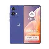 Motorola Moto g85 5G Smartphone (6,67'-FHD+-Display, 50-MP-Kamera, 8/256 GB, 5000 mAh, Android 14) Cobalt Blue, inkl. Schutzcover [Exklusiv bei Amazon]