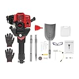 SICHENSH 52CC Garten Baum Bagger, 2-Takt Benzin Abbruchhammer, Multifunktional Benzin Abbruch Hammer mit Spitzmeißel und Flachmeißel, Handgeführter Abbruchhammer, Einzylinder, Luftgekühlt