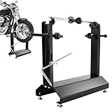 Yanayi Motorrad Auswuchtmaschine, Tragbare Motorrad-Fahrrad-Radauswuchtmaschine/Ziehständer-Werkzeuge, Felgen-Reifen-Auswuchtständer, Spin-Statik-Werkzeuge Verstellbaren Zentrierkegeln