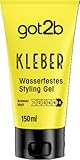 got2b Kleber Haar Gel Halt 6 (150 ml), wasser- und schweißfestes Styling Gel für krassen Halt, hart wie Beton bis zur nächsten Haarwäsche, für vertikale und Sleek Looks