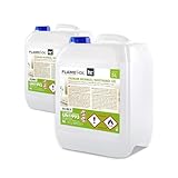 Höfer Chemie 2 x 5 L (10 Liter) FLAMBIOL® Premium Brenngel für Brenngel Dekofeuer, Lampe und Kamine - NEUE REZEPTUR DICKFLÜSSIGES Gel