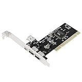 CERRXIAN 3 Port IEEE 1394 Firewire Card PCI Firewire Adapter IEEE 1394 PCI Controller Card for Desktop PC