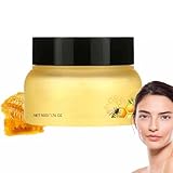 Royal Jelly Gesichtscreme, Propolis Light Cream Honig Gesichtsfeuchtigkeitscreme, Bienen straffende Feuchtigkeitscreme, Anti Aging Anti Falten Honigcreme für Frauen Männer (1 STÜCK)