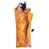 Cocoon Hüttenschlafsack aus Seide, sunset, 86'x35'