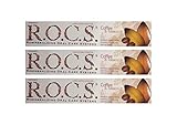 3x ROCS Kaffee und Tabak Whitening Zahncreme 74g (3x 74g)