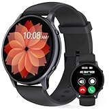 TUYOMA Smartwatch Herren mit Telefonfunktion - 1,3 Zoll Touchscreen Smartwatch, IP68 Wasserdicht mit Herzfrequenz, SpO2, Schlafmonitor, Whatsapp Funktion für iOS und Android