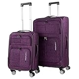 ITACA - Koffer & trolleys Trolley Set reisekoffer Set reisekoffer mit Rollen groß. Gepäck Sets, Violet