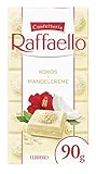 Ferrero Raffaello Tafel – Weiße Schokolade mit Kokos- und Mandelcreme – 1 x 90 g Schokoladentafel