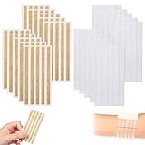 100 Stück Wundnahtstreifen-Strips Klammerpflaster, Stripes für Wunden, Pflaster Strips für Kleine Schnitte & Wunden, für Outdoor Unterwegs, Hautfarbe, Weiß