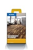 Dr. Schutz Designboden Pflegeset für Vinyl-Bodenbeläge PU Reiniger + Vollpflege, Reinigungs- und Schutz-Set für PVC, Vinyl und Linoleum