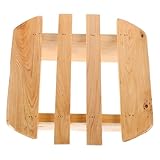 MAGICLULU Fußhocker Rund für Fußbad und Sauna Kleine Tragbare Fußstütze für Badewanne Dusche und Wohnzimmer Vielseitiger Salon und Spa Hocker