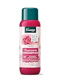 Kneipp Cremebad Rosenzarte Verwöhnpflege - Badezusatz mit hochwertigem Extrakt aus Bio Rosenblüten und einem pflegendem Öl-Komplex - Schenkt ein glattes Hautgefühl und pflegt die Haut - 400ml