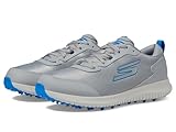 Skechers Leichter Herren-Golfschuh Max Fairway 4 ohne Spikes, Grau/Blau, 11 Wide