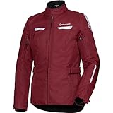 Pharao Damen Motorrad Sitka WP Textiljacke mit herausnehmbarer Membran-Thermojacke, integrierter Sturmhaube aus recycelten Materialien (DE/NL/SE/PL, Alphanumerisch, L, XL, Regular, Regular, bordeaux)