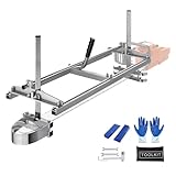 VEVOR Mobiles Sägewerk 35-91cm Tragbare Kettensäge 36 Zoll Stahl rostbeständig Kettensägenmühle 0,5-30cm Schnittstärke mit flexiblem Schneidführungssystem und der Luftpistole für Bauarbeiter