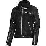 Spirit Motors Motorradjacke mit Protektoren Motorrad Jacke Klassik Damen Lederjacke 3.0 schwarz S, Chopper/Cruiser, Ganzjährig