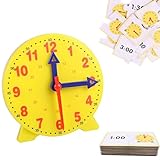 BDBFPAN Lernuhr Uhr für Kind Ab 5 Jahren - Wochenplaner Zeitunterrichts Schulbedarf Mit Datum Lernspielzeug