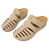 TYUIOP Outdoor Sandalen Damen Flache Schuhe Hochzeit Bohemian Flip Flops Mit Strass Perlen, Gr.36-44 Sandaletten Damen Beige Geometrisch Damenschuhe 44 Pumps Sandalen Dame Pantoletten Damen