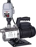 T.I.P. Hauswasserautomat Edelstahl 2800 l/h 42m Höhe 550W - Druckgesteuerte Pumpe mit Trockenlaufschutz und elektronischer Steuerung, HWA 3000 INOX, 31142