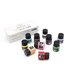 Artme Acryl-Lederfarbe 10 Farben 20 ml x 10, wasserfest, geeignet für Leder, Kunstleder, Holz, Kunststoff, Textilien, Stein, Keramik und Vinyl