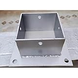 Zaunpfostenanker aus Edelstahl – robuste Halterung für Beton- und Holzdecks, Pergola, Briefkasten und Geländerpfosten