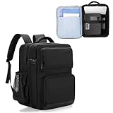 Luxja Beamer Tasche Rucksack, Schwarz