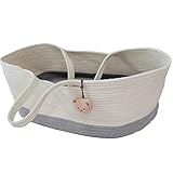 Yuehuamech Baby Moses Korb Tragbar Babybett Handheld Moses Korb Baumwollseil Säuglingsbett Carrycot Babywechseltisch Baby Schlafsack für Outdoor Reise Auto