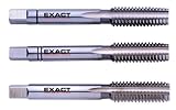 EXACT 30105 Handgewindebohrer Satz M8 HSS DIN 352