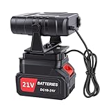 Generic Tragbare Thermostatheizung, Elektrische Raumheizung mit 2 Geschwindigkeitsmodi und Zwei USB-Anschlüssen, Wiederaufladbar, Batteriebetrieben für den Innen- und Außenbereich Im Auto,