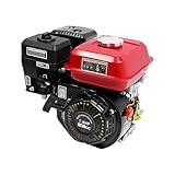 7.5PS Benzinmotor, 4KW 4-Takt Motor, 212cc Einzylinder Standmotor, 3.6L Großer Kraftstofftank, Industriemotor Kartmotor, Max Drehzahl 3600 Drehmoment 12 N.M, Luftkühlung Motor Effiziente Kühlung