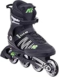 K2 Skates Herren Inline Skates F.I.T. 80, Black - Green, 30E0873.1.1.060