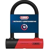 ABUS Bügelschloss Ultimate 420K mit Schlosshalterung USH - robustes Fahrradschloss mit praktischer Halterung zum Transport - Fahrrad-Zubehör - Variante 150HB140