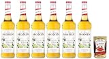 MoninElderflower -lo sciroppo ai fiori di sambuco Holunderblütensirup 6x70cl+ Italian Gourmet polpa 400g